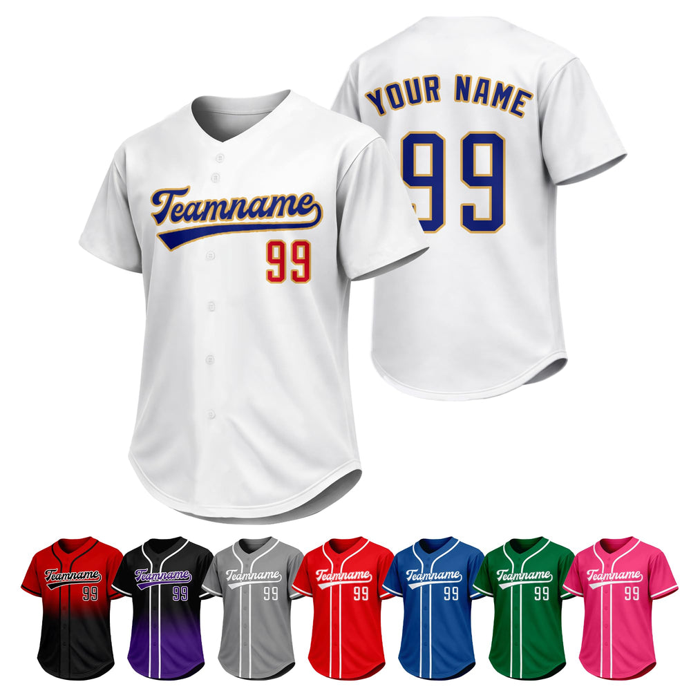 Custom Baseball Jersey Personalized Baseball Shirt Stitched Printed Team Sports Practice Uniform for Men Women Boy