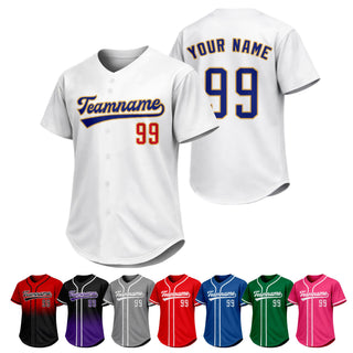 Custom Baseball Jersey Personalized Baseball Shirt Stitched Printed Team Sports Practice Uniform for Men Women Boy