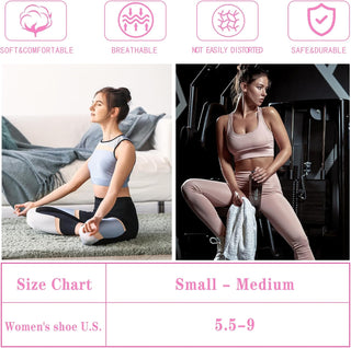 loudashuaiqi Grip Pilates Socks Non Slip Athletic Yoga Socks with Grips for Women Grippy socks for Hospital Workout Barre