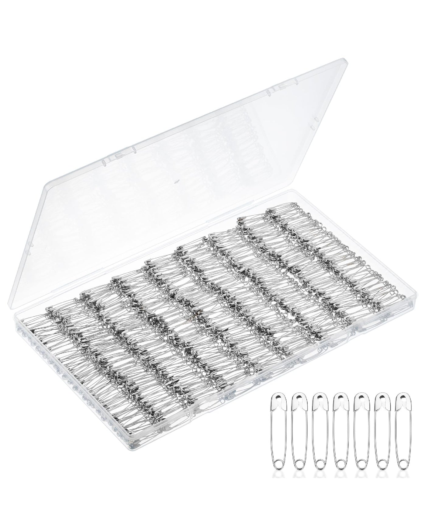 Mr. Pen- Safety Pins, 1.1 Inch, 200 Pack, Nickel Plated Steel, Rust Resistant, Bulk Small Safety Pins for Clothes, Crafts, Pinning, Sewing, Art