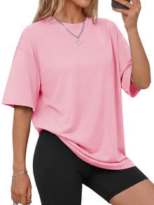 GAYHAY Oversized Tshirts for Women - Spring Summer Workout Clothes Short Sleeve Tops Crew Neck Tee Shirts Fashion Casual 2026
