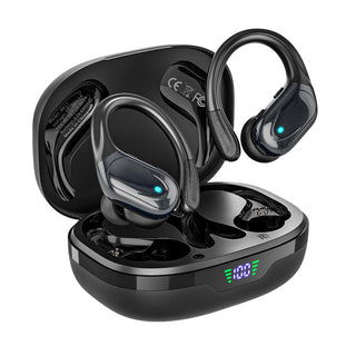 HAOYUYAN Wireless Earbuds, Sports Bluetooth Headphones, LED Power Display Ear Buds with 80Hrs Playtime, Noise Canceling Headset, IPX7 Waterproof Earphones for Workout/Running
