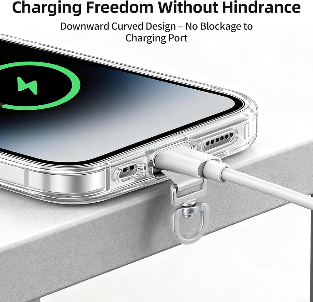Yojaro 360° Rotating Stainless Steel Phone Tether Tab (3-Pack) - Universal for iPhone & Other Phones (Fits Wristbands/Necklaces/Crossbody Straps)