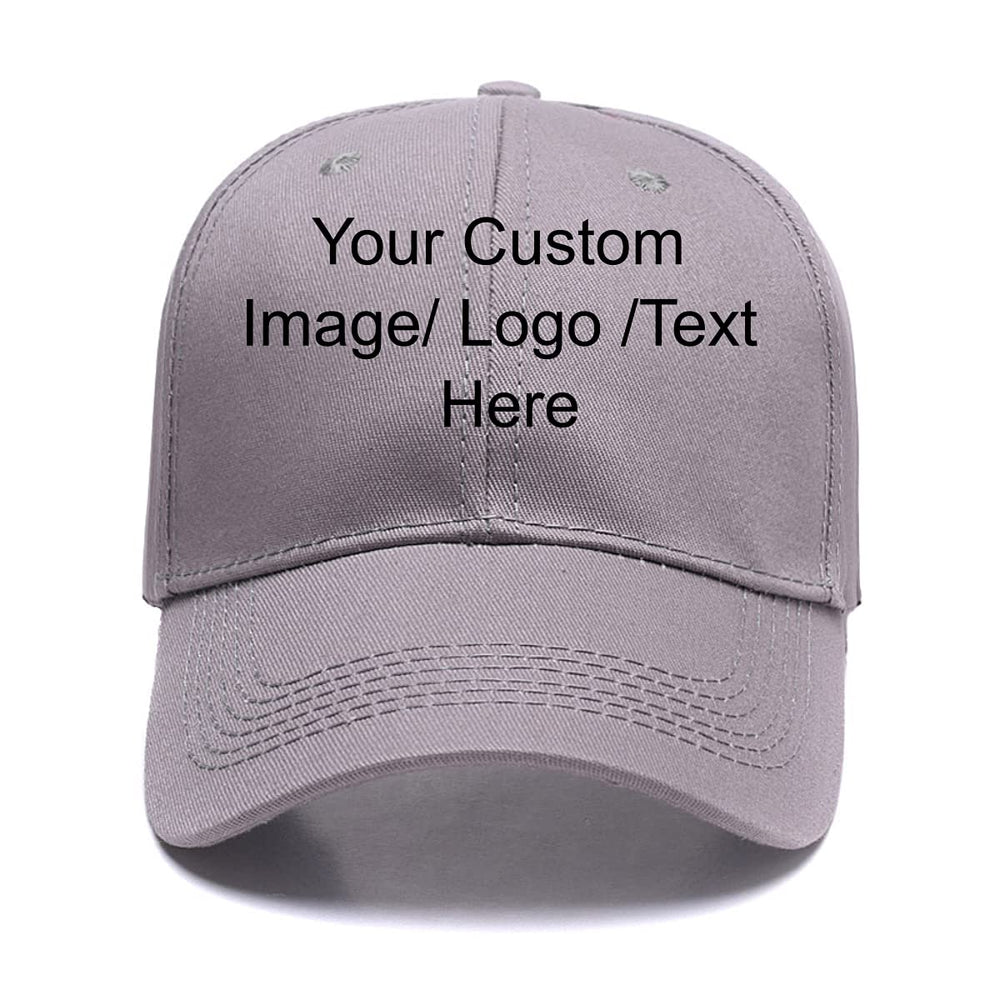 Custom Baseball Cap with Your Text for Men Women,Personalized Adjustable Trucker Caps Casual Sun Peak Hat for Gifts