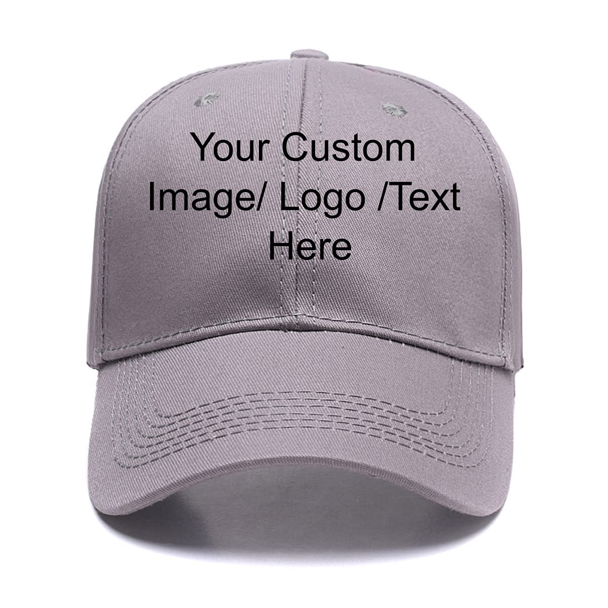 Custom Baseball Cap with Your Text for Men Women,Personalized Adjustable Trucker Caps Casual Sun Peak Hat for Gifts