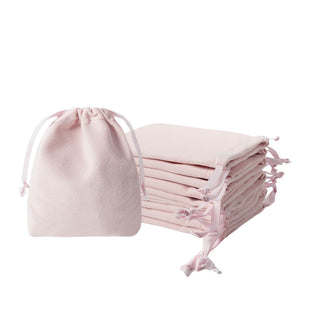 QIANF 12pcs Navy Velvet Drawstring Bags 3x4 inches Small Velvet Cloth Gift Bags Jewelry Pouches for Storage Wedding Party Favor Christmas