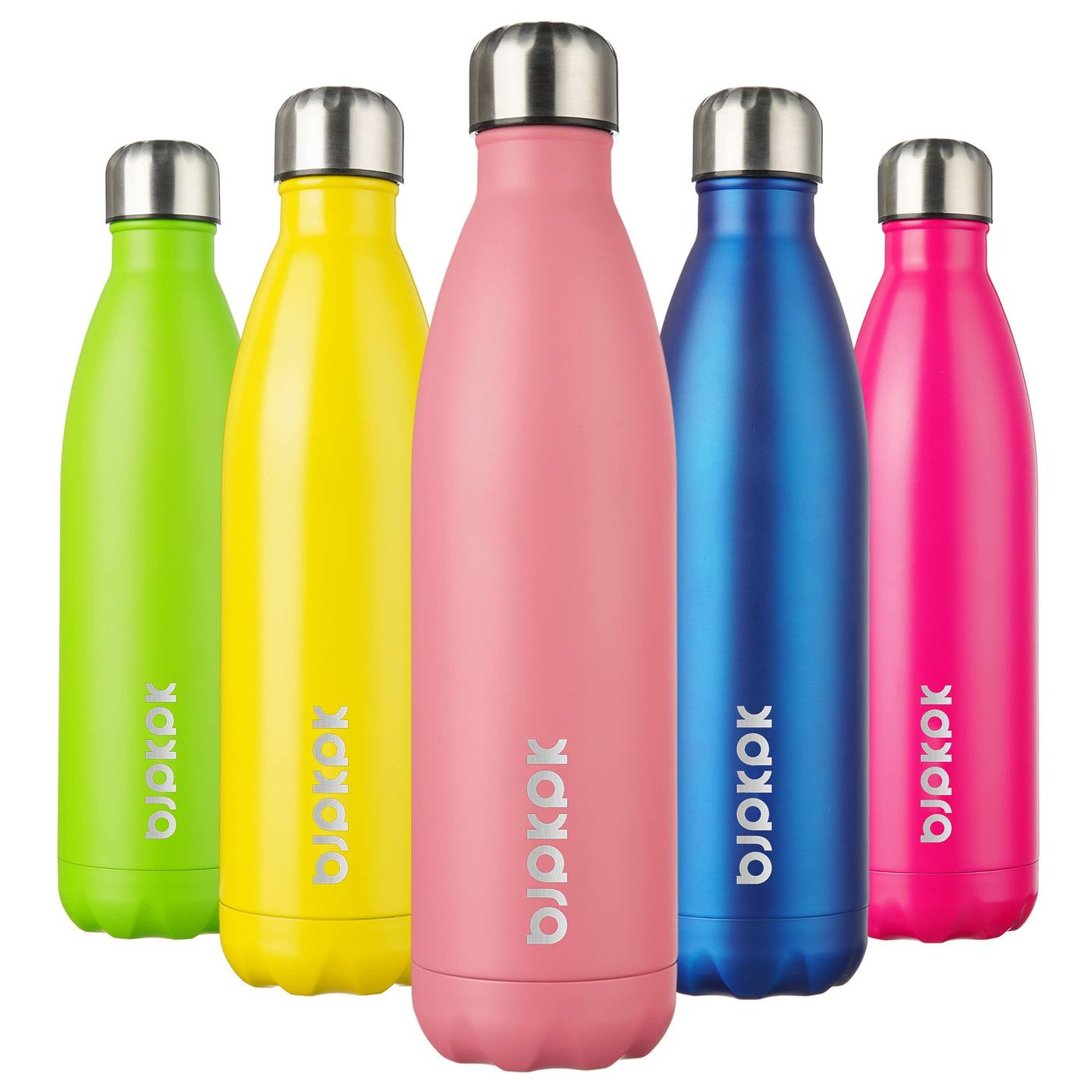 BJPKPK 17oz Insulated Water Bottles Stainless Steel Sports Water Bottles Keep Cold and Hot for Travel Dishwasher Safe,Olive Green