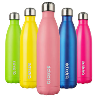 BJPKPK 17oz Insulated Water Bottles Stainless Steel Sports Water Bottles Keep Cold and Hot for Travel Dishwasher Safe,Olive Green