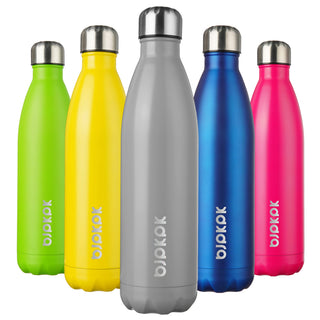 BJPKPK 17oz Insulated Water Bottles Stainless Steel Sports Water Bottles Keep Cold and Hot for Travel Dishwasher Safe,Olive Green