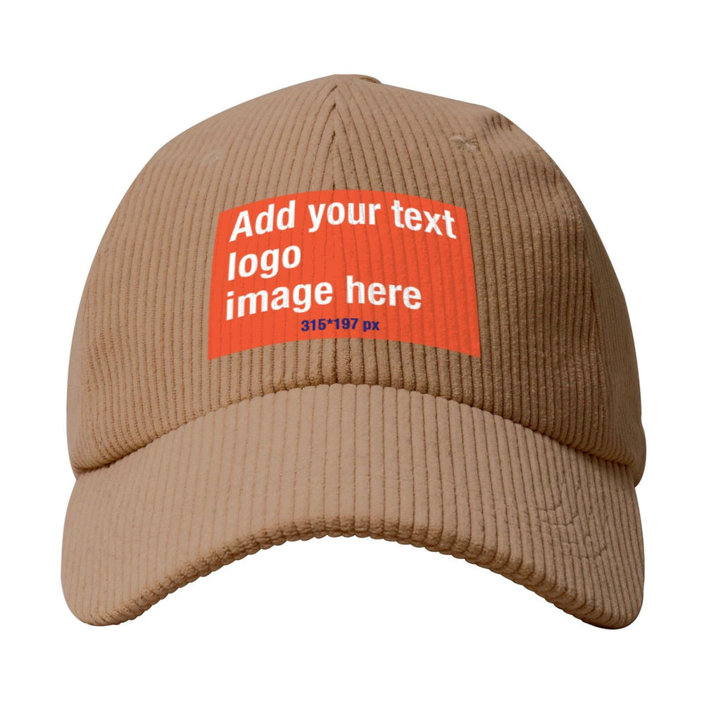Custom Baseball Hats for Men & Women - Add Text/Photo/Logo - Adjustable Breathable Outdoor Hat, Sports & Casual- Bulk Supply