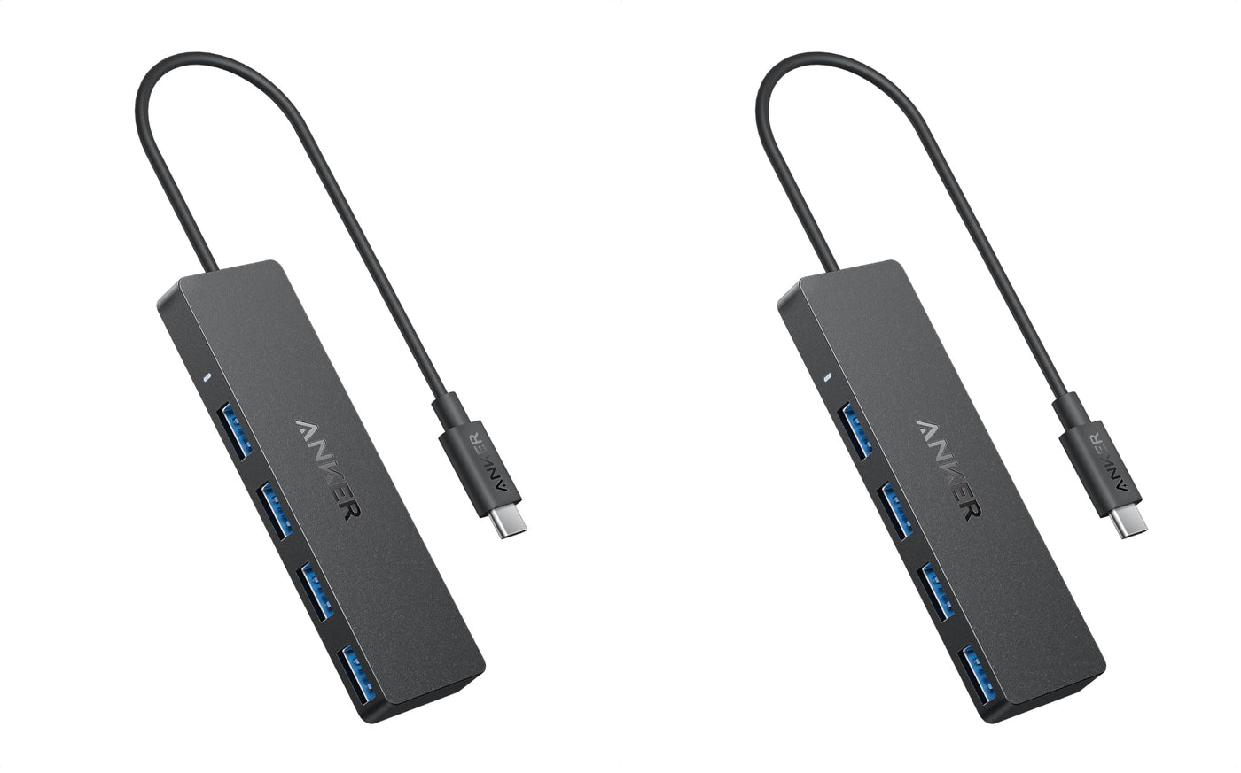 Anker USB Hub 4 Ports, Multiple USB 3.0 Hub, USB Splitter for Laptop, Extender for A Port Laptop, PC, Desktop and More [Charging Not Supported](2ft USB-A)