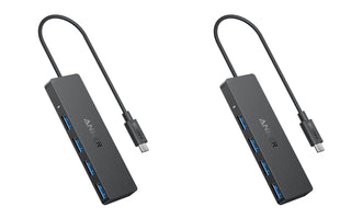 Anker USB Hub 4 Ports, Multiple USB 3.0 Hub, USB Splitter for Laptop, Extender for A Port Laptop, PC, Desktop and More [Charging Not Supported](2ft USB-A)