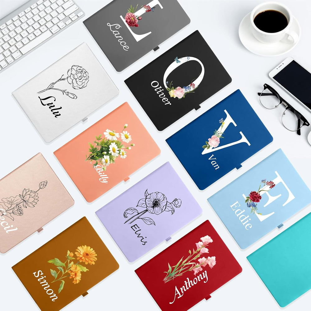 Customizable Notebook- Personalized Cover with Any Design - A6/A5 192 Lined Pages Journaling Notebooks for Work School Business Church