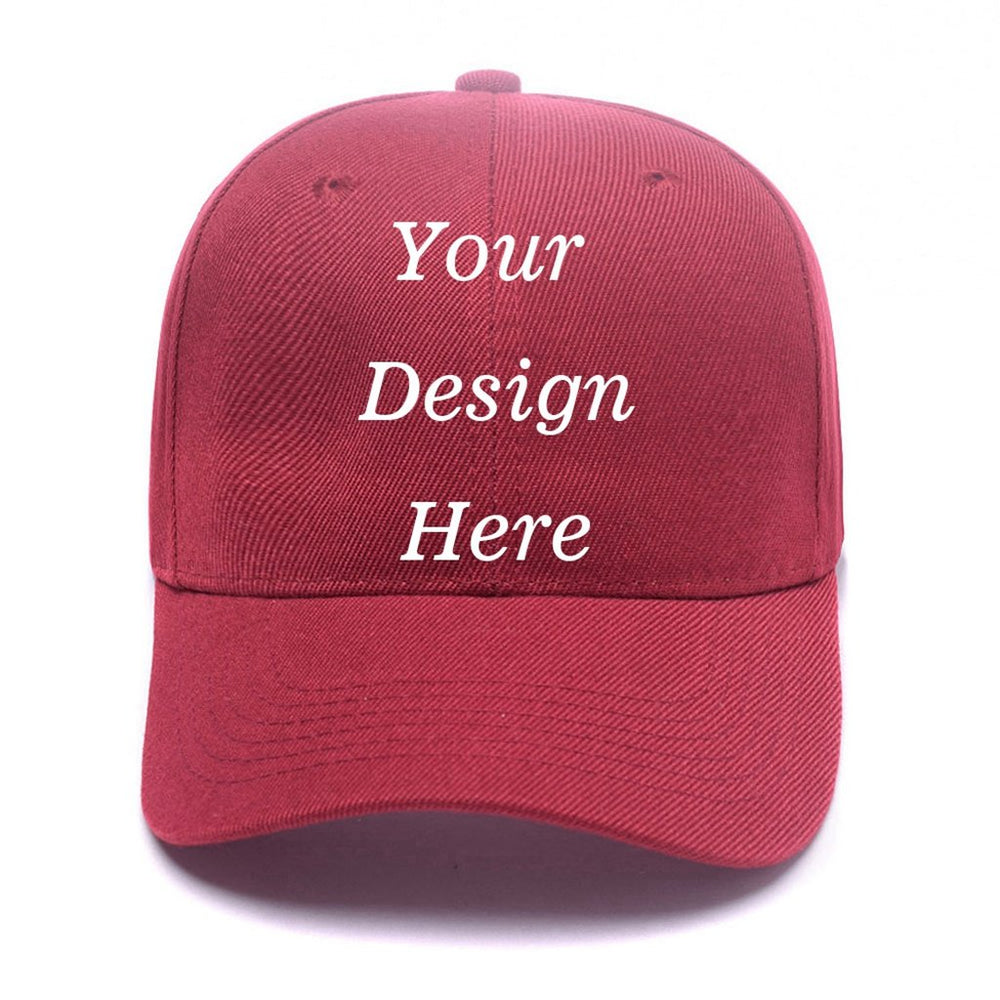 Shop&Three Customized Adjustable Baseball Cap,Unisex Personalized Trucker Hats,Cowboy Hat