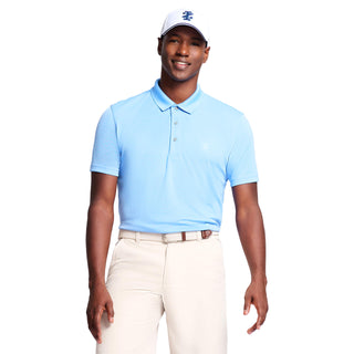 Izod Men's Performance Golf Grid Short Sleeve Stretch Polo Shirt