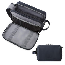 BAGSMART Toiletry Bag for Men, Travel Toiletry Organizer Dopp Kit Water-resistant Shaving Bag for Toiletries Accessories, Door Room Essentials, Black-medium