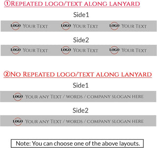 XRLSG Personalized Custom Lanyards with Logo/Photo/Text/Name for Office, School, Event