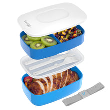 Bentgo Classic - Adult Bento Box, Stackable 3-Compartment Lunch Box with Removable Utensil Set and Sealing Strap, BPA-Free, Food Container Ideal for Meal Prep, Work, and On the Go (Khaki Green)