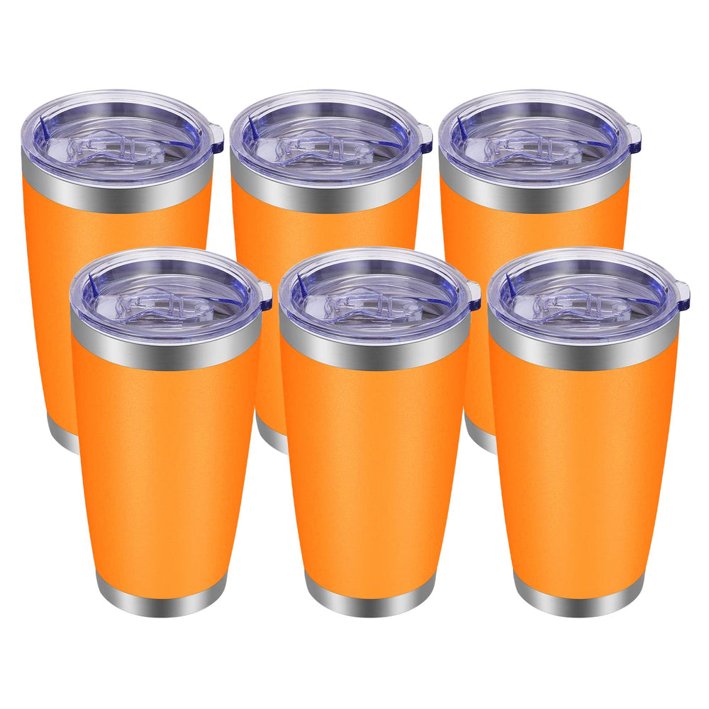 VEGOND 20oz Tumbler with Lid and Straw Stainless Steel Tumbler Cup Vacuum Insulated Double Wall Travel Coffee Mug Powder Coated Coffee Cup, Blue, 1 Pack