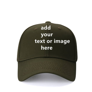 Custom Baseball Cap with Your Text for Men Women,Personalized Adjustable Trucker Caps Casual Sun Peak Hat for Gifts