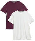 Burgundy/White