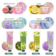 Gifts for Women - Candles Gift Set & Hand Cream Lotion Set (8 Pack), Ideal for Birthday Gift,Teacher Appreciation Gifts, Christmas Gift Set, Stocking Stuffers for Mom, Friend, Coworker