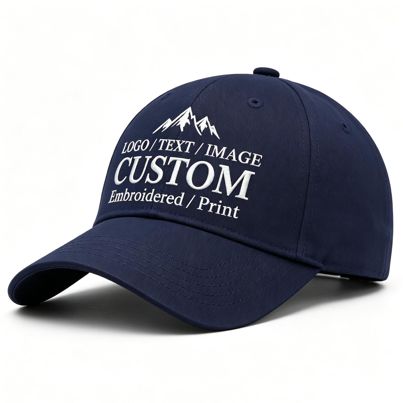 Bulk Custom Baseball Cap Personalized Hats Embroidered Hat with Your Text Logo Photo for Men Women Classic Duckbill Caps