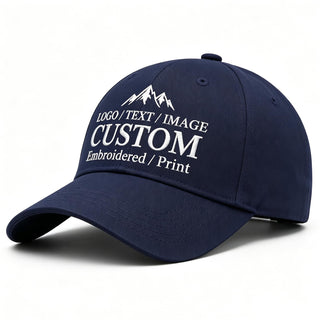 Bulk Custom Baseball Cap Personalized Hats Embroidered Hat with Your Text Logo Photo for Men Women Classic Duckbill Caps