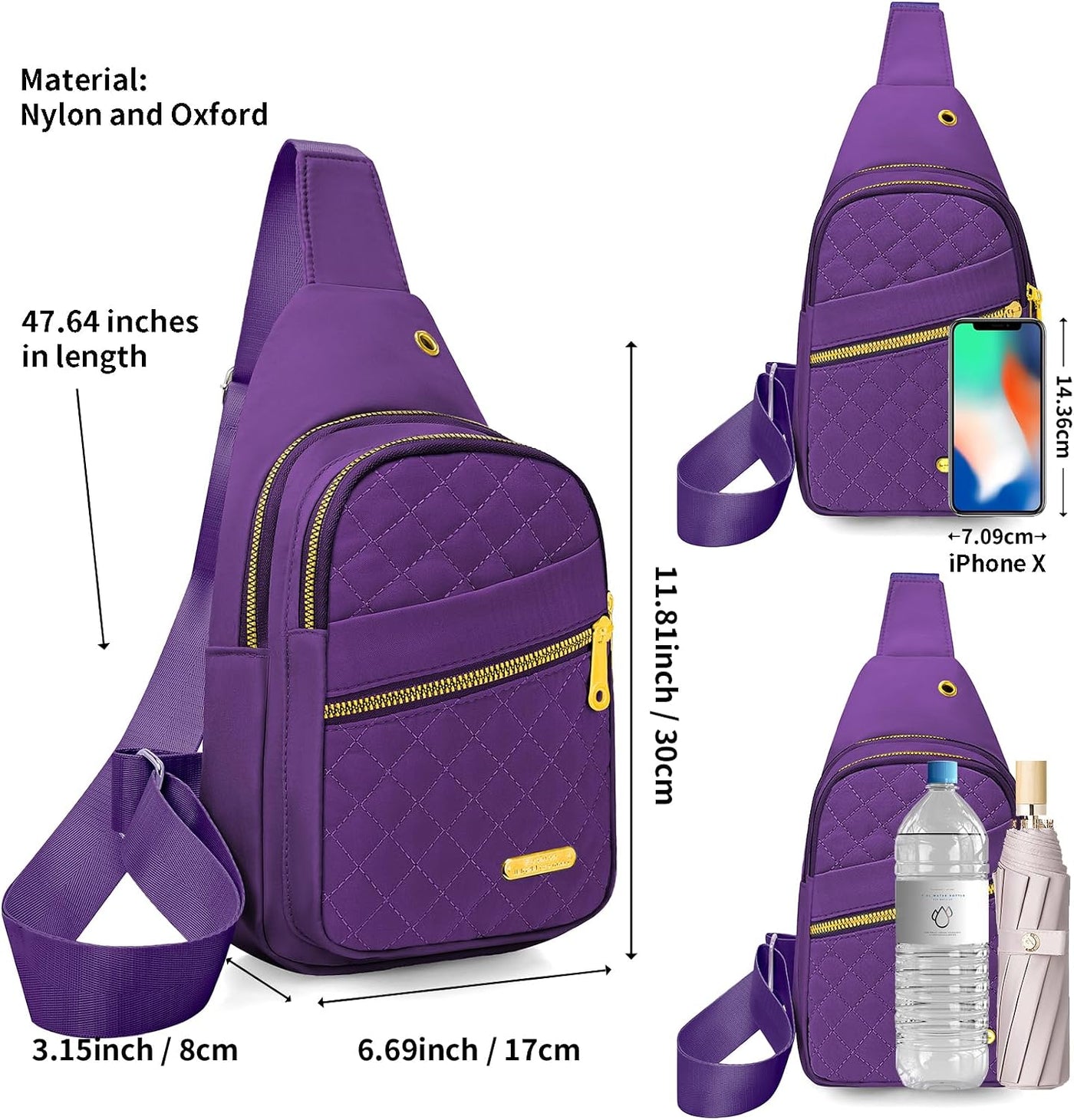 Aisijimo Small Sling Bag For Women Men Casual Crossbody Sling Backpack | Small