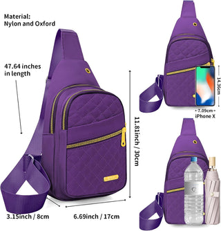 Aisijimo Small Sling Bag For Women Men Casual Crossbody Sling Backpack | Small
