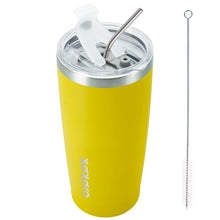BJPKPK 30oz Stainless Steel Tumbler Color Block Insulated Tumblers Cup with Lid and Straw, Double Walled Travel Coffee Mug,Mint