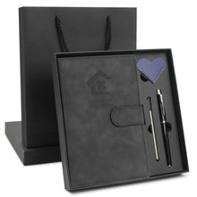 Faux Leather Journal Gift Set for Women Men, A5 Hardcover Notebook | 360 Pages 100GSM Lined Paper, Includes Pen & 6 Heart Bookmarks, Gift Box & Bag Included, Birthday Graduation Christmas Gift