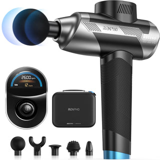 RENPHO Active Thermacool 2 Massage Gun with Heat and Cold, Fathers Day Dad Gifts [2026 Upgraded] Handheld Percussion Deep Tissue Neck Back Muscle Massager, FSA Approved Gift for Men Women Athletes HSA