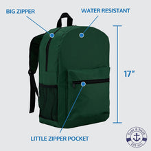Yacht & Smith 12 Pack Backpack, Bulk 17 inch Lightweight Outdoor Travel Gym Corporate Events Bag