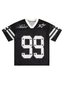 SOLY HUX Mens Jersey Y2k Baggy Shirts Graphic Tees Oversized V Neck Tshirts Summer Tops