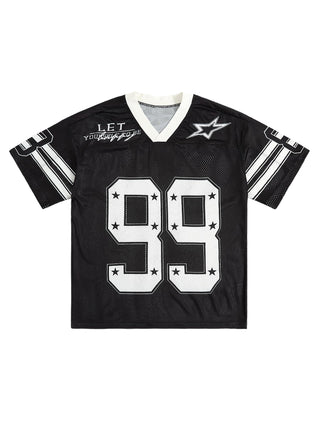 SOLY HUX Mens Jersey Y2k Baggy Shirts Graphic Tees Oversized V Neck Tshirts Summer Tops