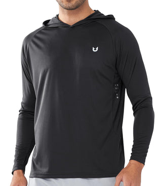 NORTHYARD Men's UPF 50+ Rash Guard Hoodie Long Sleeve Sun Protection Shirt Fishing Swim Beach Hiking Quick Dry Lightweight