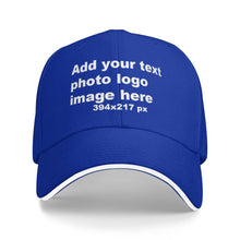 Custom Baseball Hats for Men & Women - Add Text/Photo/Logo - Adjustable Breathable Outdoor Hat, Sports & Casual- Bulk Supply