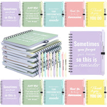10 Sets/20 Pcs Employee Appreciation Gifts Bulk – Inspirational Notebooks with Motivational Pens, Small Notepads for Coworkers, Office Staff, Team, Volunteer, Nurse, Teachers, Housekeeping (Boho)