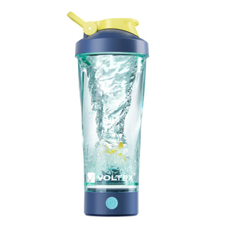 VOLTRX Premium Electric Protein Shaker Bottle, Made with Tritan - BPA Free - 24 oz Vortex Portable Mixer Cup/USB Rechargeable Shaker Cups for Protein Shakes