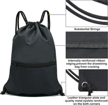 HOLYLUCK Drawstring Backpack Bag Sport Gym Sackpack
