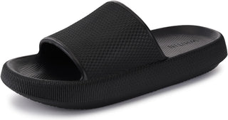 WHITIN Slippers for Women Non Slip | Cushioned Thick Sole Slides | Quick Drying Bathroom Sandals