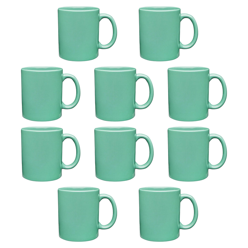 Father’s Day Custom Ceramic Coffee Mugs 11 oz. Set of 10/50/100, Personalized Bulk Pack - Coffee Cup Set, Iced Coffee Cup, Gaming Mug for Dad - White