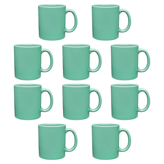 Father’s Day Custom Ceramic Coffee Mugs 11 oz. Set of 10/50/100, Personalized Bulk Pack - Coffee Cup Set, Iced Coffee Cup, Gaming Mug for Dad - White