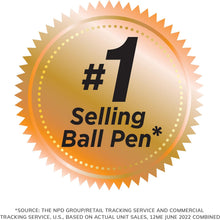 BIC Round Stic Xtra Life Black Ballpoint Pens, Medium Point (1.0mm), 12-Count Pack of Bulk Pens, Flexible Round Barrel for Writing Comfort, No. 1 Selling Ballpoint Pens