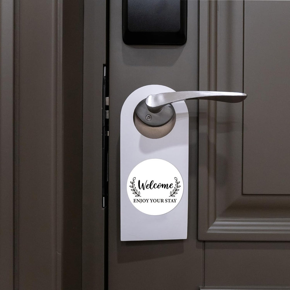 800pcs Welcome & Enjoy Your Stay Stickers 2 Inch Hotel Welcoming Guest Label Welcome Enjoy Your Stay Motel Key Card Envelope Seals for Inn Lodge Resort Airbnb Hotel Welcoming Decorating