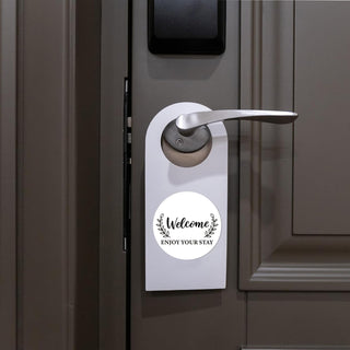 800pcs Welcome & Enjoy Your Stay Stickers 2 Inch Hotel Welcoming Guest Label Welcome Enjoy Your Stay Motel Key Card Envelope Seals for Inn Lodge Resort Airbnb Hotel Welcoming Decorating