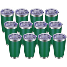 VEGOND 20oz Tumbler with Lid and Straw Stainless Steel Tumbler Cup Vacuum Insulated Double Wall Travel Coffee Mug Powder Coated Coffee Cup, Blue, 1 Pack