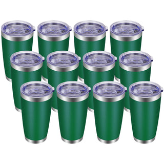 VEGOND 20oz Tumbler with Lid and Straw Stainless Steel Tumbler Cup Vacuum Insulated Double Wall Travel Coffee Mug Powder Coated Coffee Cup, Blue, 1 Pack