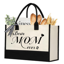 shenee Initial Canvas Tote Bag, Personalized Beach Jute Bag Present for Women Holiday,Friends Birthday Gift,Wedding, New Year